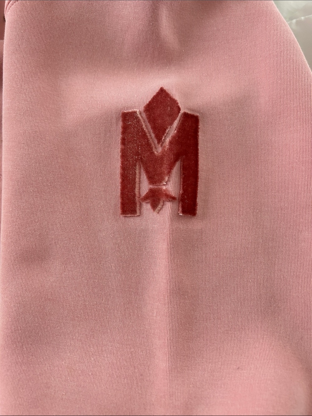 Mackage Kids Pink Hoodie with Red Logo Letters - Picture 2 of 5